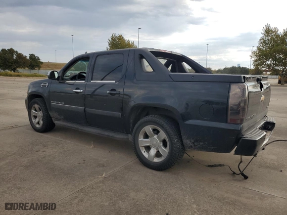 2007 Chevrolet Avalanche LTZ with VIN 3GNFK123X7G234726, listed as a Copart auction lot 76825204 with 0 mi miles and Salvage Title. Bid and sale history available at carsss.com. Image 2.