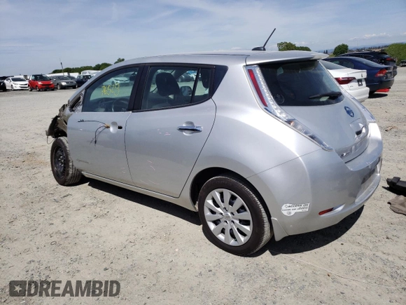 2015 Nissan LEAF SV with VIN 1N4AZ0CP1FC306530, listed as a Copart auction lot 49564793 with 76,528 mi miles. Bid and sale history available at carsss.com. Image 2.
