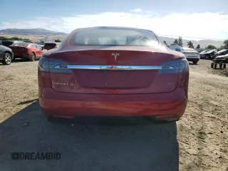 2016 Tesla Model S 70 with VIN 5YJSA1E17GF159171, listed as a Copart auction lot 57258495 with 119,849 mi miles and Salvage title. Bid and sale history available at DreamBid. Image 6.