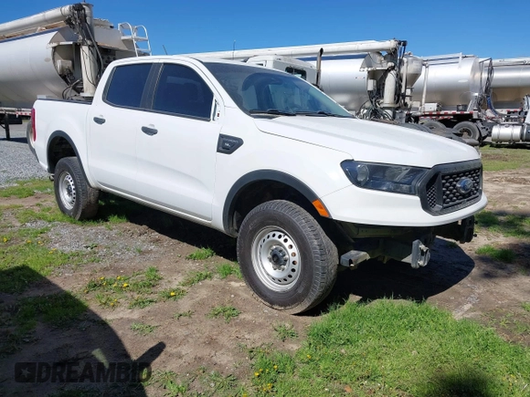 2022 Ford Ranger XL with VIN 1FTER4EH5NLD12631, listed as a IAAI auction lot 41852909 with 93,070 mi miles. Bid and sale history available at carsss.com. Image 1.