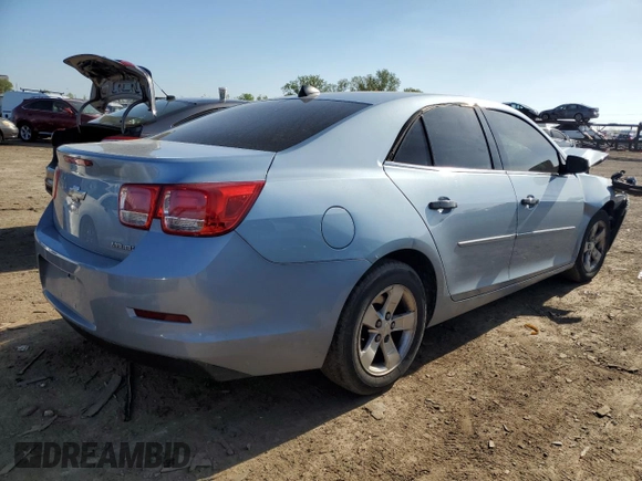 2013 Chevrolet Malibu LS with VIN 1G11B5SAXDU109459, listed as a Copart auction lot 53245794 with 110,485 mi miles and Salvage Title. Bid and sale history available at DreamBid. Image 3.