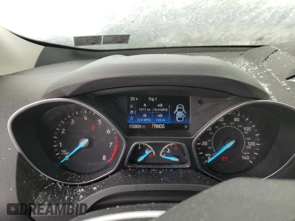 2017 Ford Escape SE with VIN 1FMCU9G96HUB27779, listed as a Copart auction lot 46058715 with 110,904 mi miles and Salvage Title. Bid and sale history available at carsss.com. Image 9.