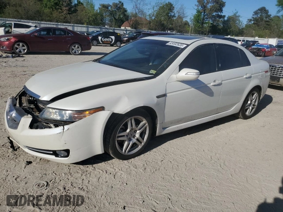 2008 Acura TL with VIN 19UUA66258A002263, listed as a Copart auction lot 53492635 with 100,815 mi miles and Salvage Title. Bid and sale history available at carsss.com. Image 1.