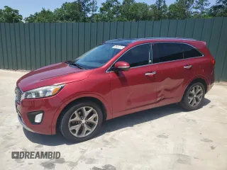 2016 Kia Sorento SX z VIN 5XYPK4A54GG004759, wystawiony jako Copart lot #57220965 z przebiegiem 168 193 mil mil oraz Czysty tytuł • Clean title. Historia ofert i sprzedaży dostępna na DreamBid. Obrazek 1.
