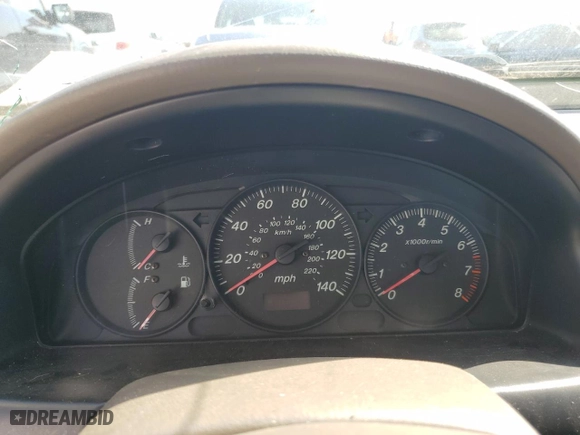 2002 Mazda Protege DX with VIN JM1BJ225X21610009, listed as a Copart auction lot 44505265 with 0 mi miles and Salvage Title. Bid and sale history available at carsss.com. Image 9.