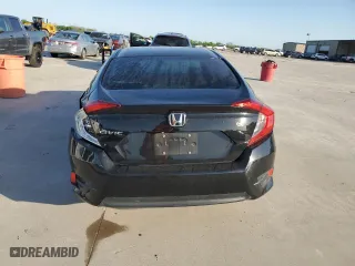 2018 Honda Civic Sedan LX with VIN 2HGFC2F57JH561472, listed as a Copart auction lot 52611235 with 126,350 mi miles and Clean Title. Bid and sale history available at carsss.com. Image 6.