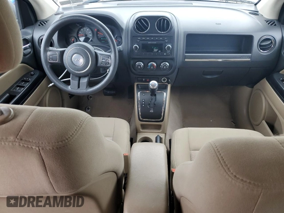 2013 Jeep Compass Sport with VIN 1C4NJCBA2DD102375, listed as a Copart auction lot 51595225 with 92,398 mi miles and Salvage Title. Bid and sale history available at carsss.com. Image 8.
