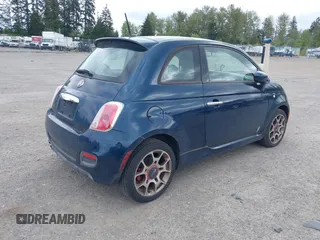 2015 FIAT 500 Sport z VIN 3C3CFFBR4FT504092, wystawiony jako IAAI lot #42273180 z przebiegiem 125 251 mil mil oraz . Historia ofert i sprzedaży dostępna na DreamBid. Obrazek 4.