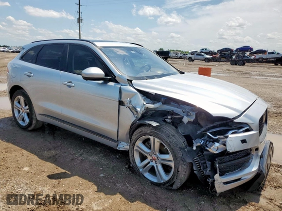 2017 Jaguar F-Pace 35t R-Sport with VIN SADCL2BV1HA080511, listed as a Copart auction lot 58435845 with 78,926 mi miles and Salvage title. Bid and sale history available at DreamBid. Image 4.