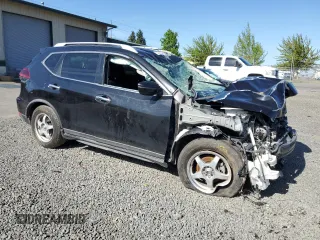 2019 Nissan Rogue SV with VIN KNMAT2MTXKP514105, listed as a Copart auction lot 55352235 with 134,738 mi miles and Salvage title. Bid and sale history available at DreamBid. Image 4.