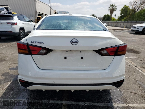 2025 Nissan Altima SV with VIN 1N4BL4DV8SN374929, listed as a Copart auction lot 54321715 with 3,562 mi miles and Salvage Title. Bid and sale history available at DreamBid. Image 6.