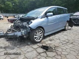 2012 Mazda 5 Touring with VIN JM1CW2CL2C0141072, listed as a Copart auction lot 60328595 with 107,319 mi miles and Salvage title. Bid and sale history available at DreamBid. Image 1.