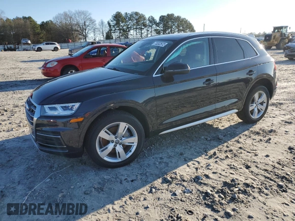 2018 Audi Q5 Premium Plus with VIN WA1BNAFY1J2035076, listed as a Copart auction lot 73202572 with 53,864 mi miles. Bid and sale history available at carsss.com. Image 1.