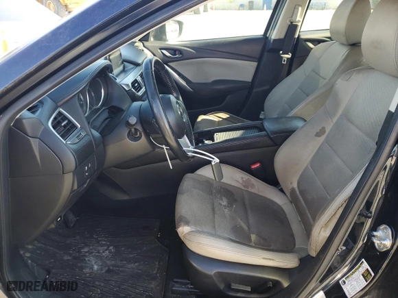 2016 Mazda Mazda6 i Touring with VIN JM1GJ1V50G1435823, listed as a Copart auction lot 49465245 with 91,498 mi miles and Salvage Title. Bid and sale history available at carsss.com. Image 7.