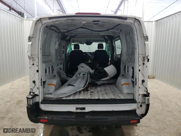 2022 Ford Transit Cargo Van with VIN 1FTBR1Y88NKA27974, listed as a Copart auction lot 85267034 with 0 mi miles and Salvage Title. Bid and sale history available at carsss.com. Image 6.