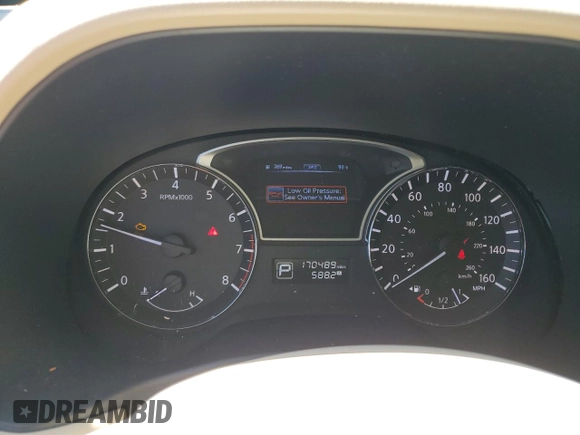2014 Nissan Pathfinder Platinum with VIN 5N1AR2MM9EC662373, listed as a Copart auction lot 52448945 with 170,489 mi miles and Salvage Title. Bid and sale history available at carsss.com. Image 9.