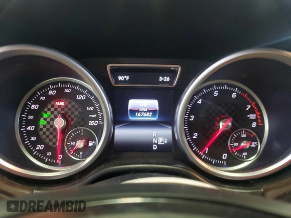 2016 Mercedes-Benz GLE 450 AMG with VIN 4JGED6EB1GA013766, listed as a Copart auction lot 64547875 with 167,682 mi miles and Clean title. Bid and sale history available at DreamBid. Image 9.