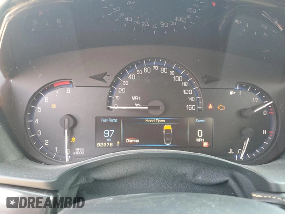 2013 Cadillac ATS with VIN 1G6AA5RX6D0160200, listed as a Copart auction lot 52806275 with 92,976 mi miles and Salvage title. Bid and sale history available at DreamBid. Image 9.