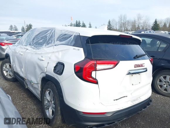 2023 GMC Terrain SLE with VIN 3GKALMEG2PL212036, listed as a IAAI auction lot 41647916 with 130,676 mi miles. Bid and sale history available at carsss.com. Image 3.