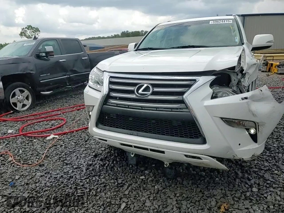 2016 Lexus GX 460 with VIN JTJBM7FXXG5124359, listed as a Copart auction lot 59624415 with 141,318 mi miles and Salvage title. Bid and sale history available at DreamBid. Image 14.