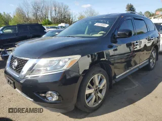 2014 Nissan Pathfinder Platinum with VIN 5N1AR2MM9EC609382, listed as a Copart auction lot 55319085 with 110,652 mi miles and Clean Title. Bid and sale history available at carsss.com. Image 1.