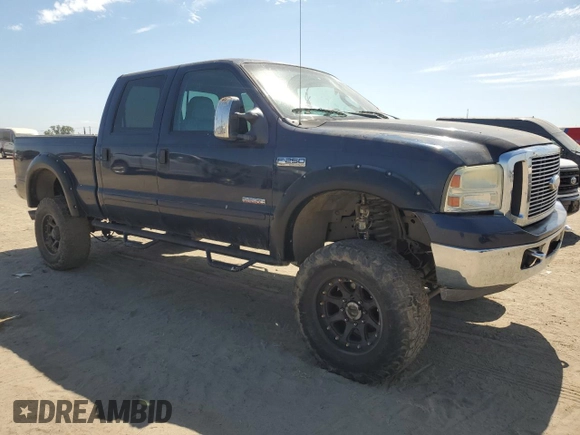 2006 Ford F-250 XL with VIN 1FTSW21P76EC57862, listed as a Copart auction lot 62905515 with 218,060 mi miles and Salvage title. Bid and sale history available at DreamBid. Image 4.