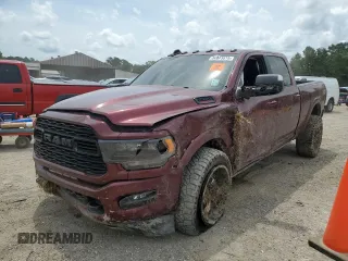 2022 Ram 2500 Limited with VIN 3C6UR5SL8NG131277, listed as a Copart auction lot 62543915 with 32,333 mi miles and Salvage title. Bid and sale history available at DreamBid. Image 1.