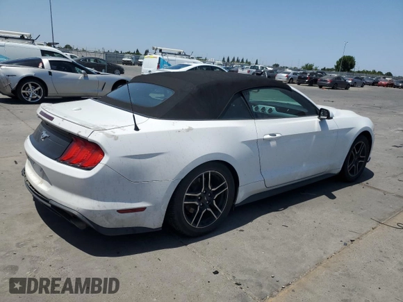 2020 Ford Mustang EcoBoost z VIN 1FATP8UH9L5111800, wystawiony jako Copart lot #59817955 z przebiegiem 79 304 mil mil oraz Czysty tytuł • Clean title. Historia ofert i sprzedaży dostępna na DreamBid. Obrazek 3.