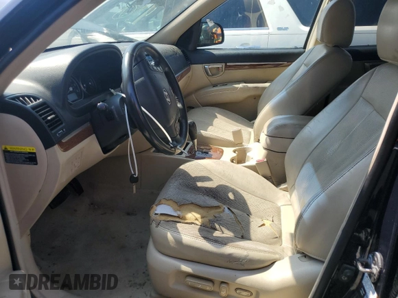 2007 Hyundai Santa Fe SE with VIN 5NMSH73E37H116921, listed as a Copart auction lot 57520005 with 79,029 mi miles and Clean title. Bid and sale history available at DreamBid. Image 7.