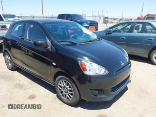 2015 Mitsubishi Mirage DE with VIN ML32A3HJ8FH047455, listed as a IAAI auction lot 42316648 with 114,888 mi miles and . Bid and sale history available at DreamBid. Image 1.