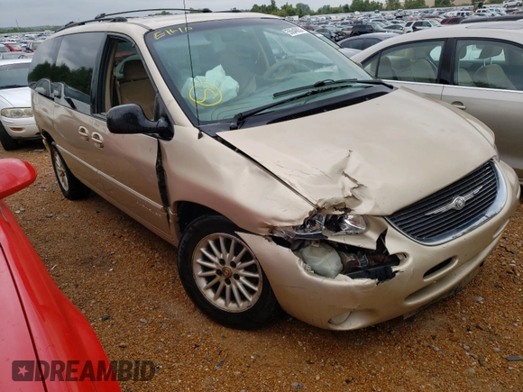 2000 Chrysler Town & Country LXi with VIN 1C4GP54L8YB707259, listed as a Copart auction lot 66407674 with 0 mi miles and Non Repairable. Bid and sale history available at carsss.com. Image 1.