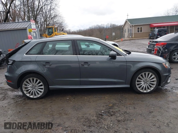 2016 Audi A3 e-tron Premium Plus with VIN WAUTPBFF5GA098055, listed as a IAAI auction lot 41704803 with 75,713 mi miles and . Bid and sale history available at DreamBid. Image 14.