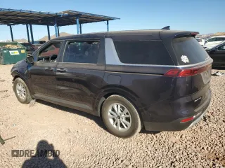 2024 Kia Carnival LX with VIN KNDNB4H34R6386454, listed as a Copart auction lot 88491205 with 10,124 mi miles and Salvage Title. Bid and sale history available at carsss.com. Image 2.