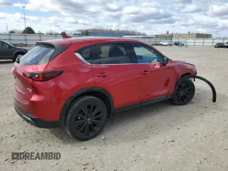 2022 Mazda CX-5 2.5 Turbo with VIN JM3KFBAY4N0547987, listed as a Copart auction lot 52541315 with 9,652 mi miles and Salvage Title. Bid and sale history available at carsss.com. Image 3.