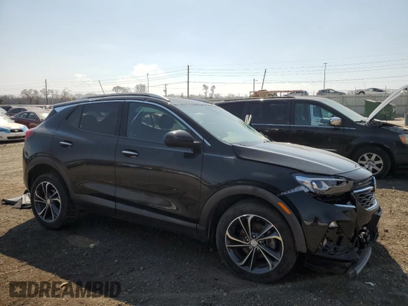 2022 Buick Encore GX Essence with VIN KL4MMGSL6NB138380, listed as a Copart auction lot 50515375 with 42,295 mi miles and Salvage title. Bid and sale history available at DreamBid. Image 4.