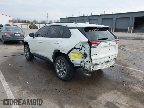 2019 Toyota RAV4 Limited with VIN 2T3N1RFVXKW071165, listed as a IAAI auction lot 41644791 with 57,195 mi miles. Bid and sale history available at carsss.com. Image 3.