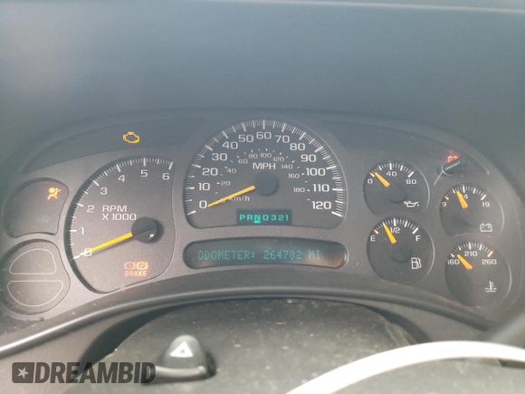 2003 Chevrolet Avalanche z VIN 3GNEK13T83G347238, wystawiony jako Copart lot #53106335 z przebiegiem 264 782 mil mil oraz Czysty tytuł • Clean title. Historia ofert i sprzedaży dostępna na DreamBid. Obrazek 9.