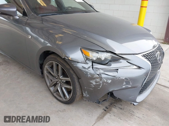 2014 Lexus IS 350 with VIN JTHBE1D23E5012471, listed as a IAAI auction lot 42011268 with 76,188 mi miles. Bid and sale history available at carsss.com. Image 6.