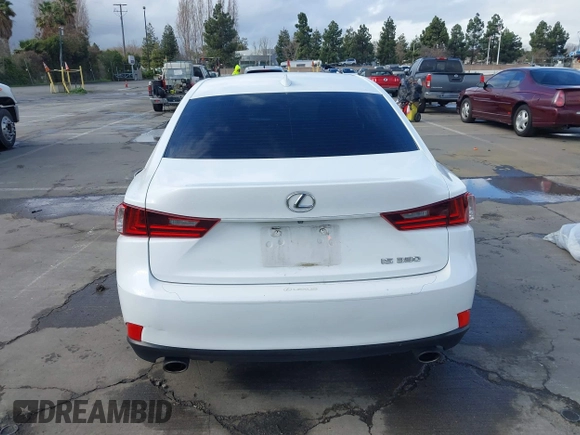 2014 Lexus IS 350 with VIN JTHBE1D27E5013784, listed as a IAAI auction lot 41446871 with 165,539 mi miles and . Bid and sale history available at DreamBid. Image 16.