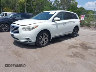 2013 Infiniti JX35 with VIN 5N1AL0MN3DC315618, listed as a IAAI auction lot 42107516 with 178,518 mi miles and . Bid and sale history available at DreamBid. Image 17.