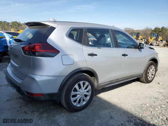 2018 Nissan Rogue S with VIN KNMAT2MV3JP506119, listed as a Copart auction lot 46802995 with 69,074 mi miles and Salvage Title. Bid and sale history available at carsss.com. Image 3.