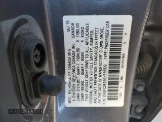 2016 Honda Civic Sedan LX with VIN 2HGFC2F55GH555002, listed as a Copart auction lot 50680565 with 163,332 mi miles and Salvage Title. Bid and sale history available at carsss.com. Image 13.
