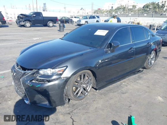 2018 Lexus GS with VIN JTHBZ1BL2JA014729, listed as a IAAI auction lot 41225803 with 60,587 mi miles. Bid and sale history available at carsss.com. Image 2.