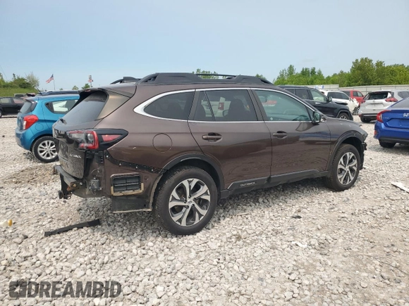 2021 Subaru Outback Limited with VIN 4S4BTAMC8M3156863, listed as a Copart auction lot 58729645 with 29,049 mi miles and Salvage title. Bid and sale history available at DreamBid. Image 3.