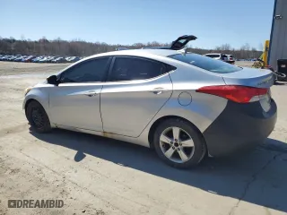 2013 Hyundai Elantra GLS PZEV with VIN 5NPDH4AE9DH261714, listed as a Copart auction lot 52478565 with 308,657 mi miles and Salvage Title. Bid and sale history available at carsss.com. Image 2.