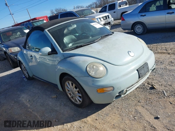 2004 Volkswagen Beetle with VIN 3VWCM21YX4M308827, listed as a IAAI auction lot 41703410 with 163,192 mi miles and . Bid and sale history available at DreamBid. Image 1.