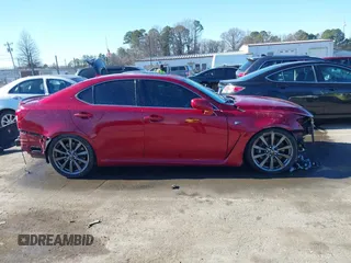 2008 Lexus IS F with VIN JTHBP262985003002, listed as a IAAI auction lot 41440798 with 56,011 mi miles. Bid and sale history available at carsss.com. Image 14.