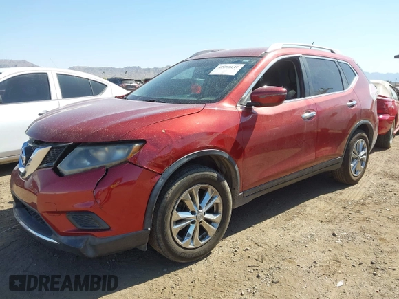 2016 Nissan Rogue SL with VIN 5N1AT2MT6GC899673, listed as a IAAI auction lot 42008141 with 164,669 mi miles and . Bid and sale history available at carsss.com. Image 2.