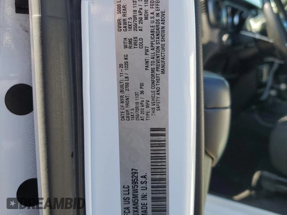 2021 Jeep Wrangler 80th Anniversary with VIN 1C4GJXAN5MW595297, listed as a Copart auction lot 51037215 with 62,429 mi miles and Salvage Title. Bid and sale history available at DreamBid. Image 12.