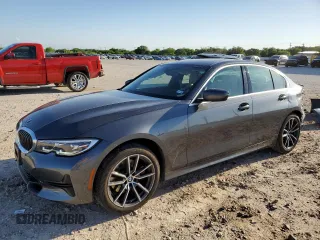 2020 BMW 3 Series 330i xDrive with VIN 3MW5R7J08L8B36516, listed as a Copart auction lot 53005595 with 55,841 mi miles and Salvage title. Bid and sale history available at DreamBid. Image 1.